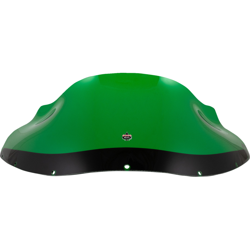 KLOCK WERKS WINDSHIELD FLARE FXRP 9" GREEN KWW-02-0613