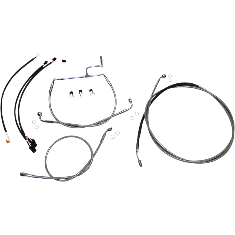 MAGNUM CONTROL CABLE KIT - XR - STAINLESS STEEL/CHROME 589831