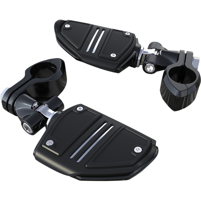 CIRO LLC HINGELESS PEG MOUNT KIT W/ TWIN RAIL FOOTRESTS, BLACK 60523