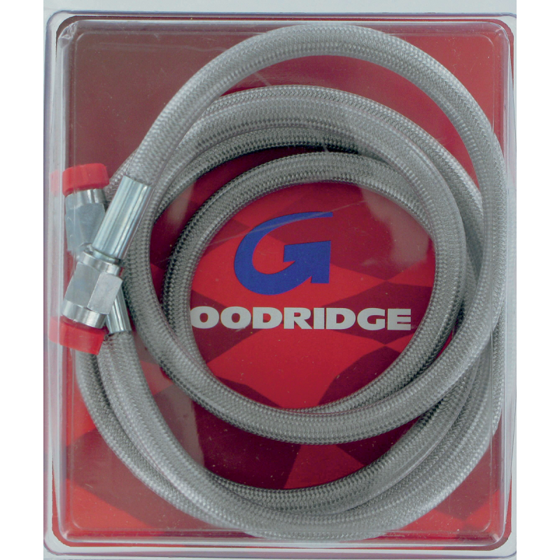 GOODRIDGE 54" UNIVERSAL CLEAR-COATED BRAKE LINE SS 80354