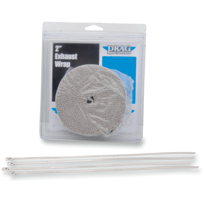 DRAG SPECIALTIES EXHAUST HEAT WRAP KIT 2" TAN 525-2004