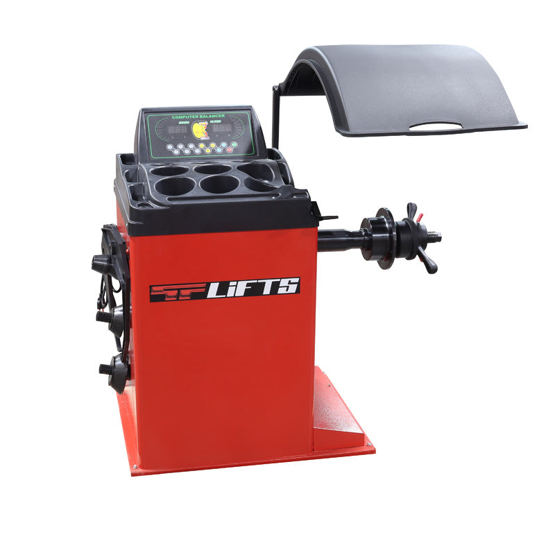T LIFTS WHEEL BALANCER WITH ELECTRONIC BRAKE N657