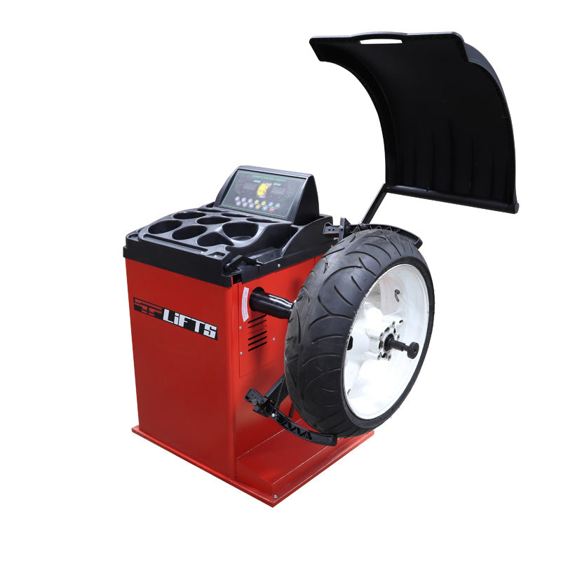 T LIFTS WHEEL BALANCER WITH ELECTRONIC BRAKE N657