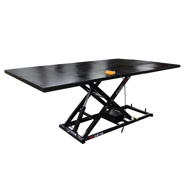 T LIFTS BLACK HYDRAULIC 2000LB WORK TABLE 10001 _BLACK_