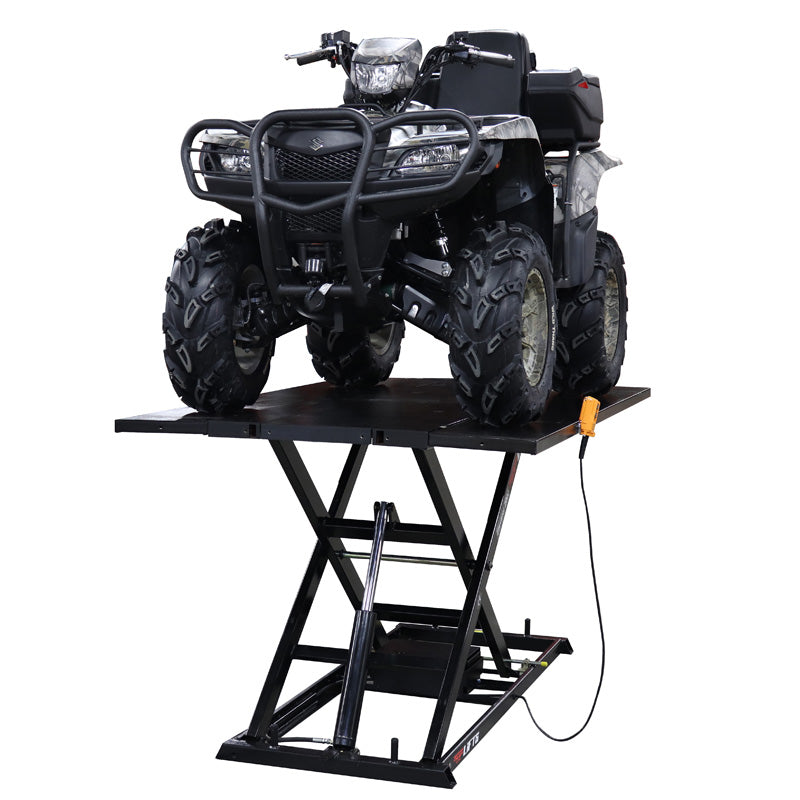 T LIFTS BLACK HYDRAULIC 2000LB WORK TABLE 10001 _BLACK_