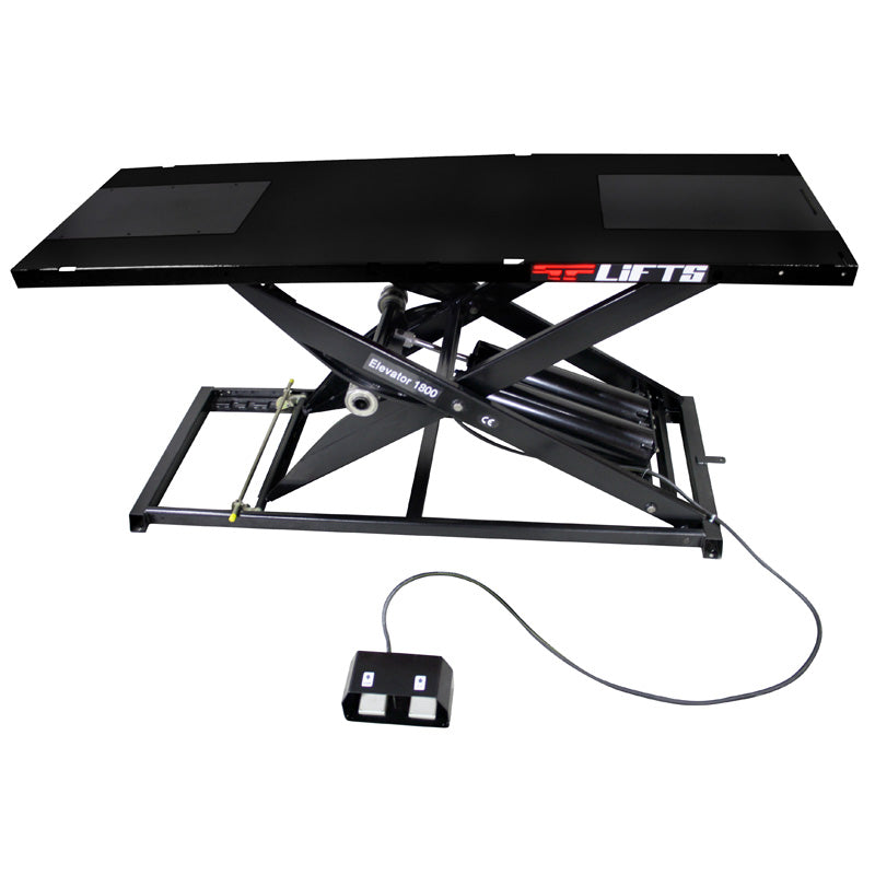 T LIFTS AIR ELEVATOR BLACK 29.5'X86.5' 1800LBS 10003 _BLACK_