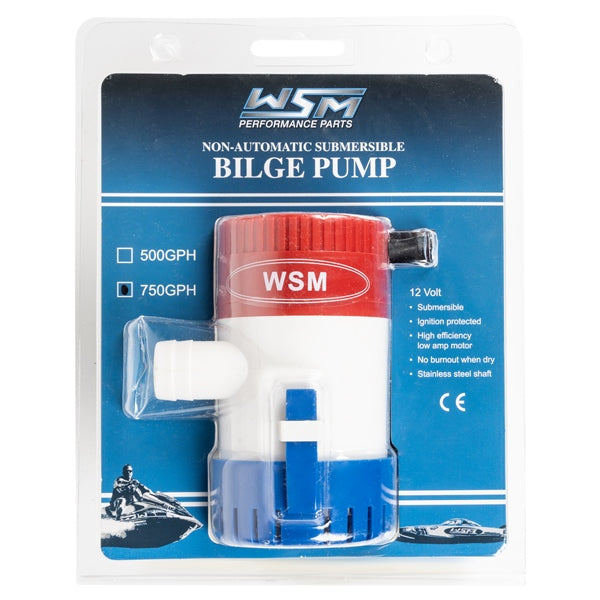 WSM BILGE PUMP 750GPH 1000-BP750
