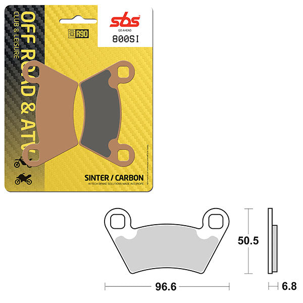 SBS ATV/UTV SINTER BRAKE PAD  6240800100