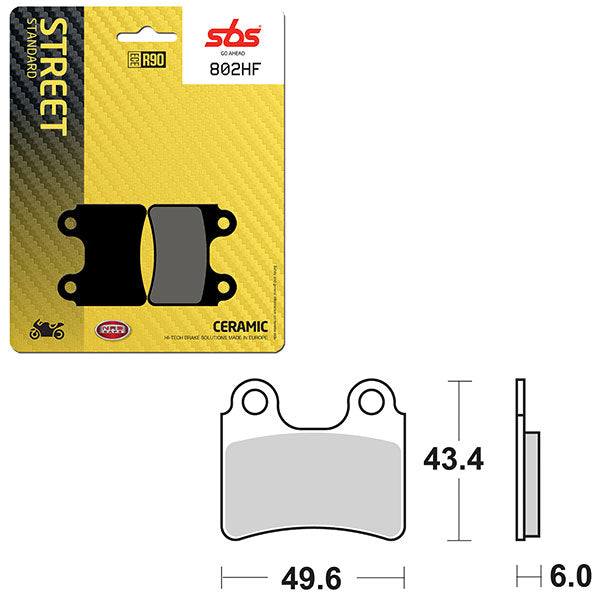 SBS ATV/UTV CERAMIC BRAKE PAD  6190802100