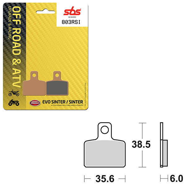 SBS EVO SINTER BRAKE PAD  6280803100