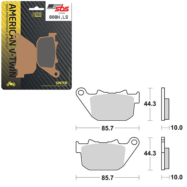 SBS HIGH PERFORMANCE & NO DUST SINTER BRAKE PAD  6560808100
