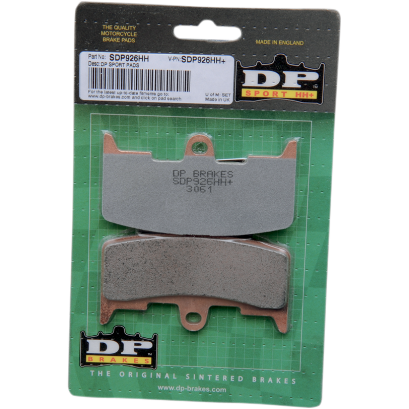 DP BRAKES SDP926HH SPORT HH COMPOUND BRAKE PAD SET SDP926HH