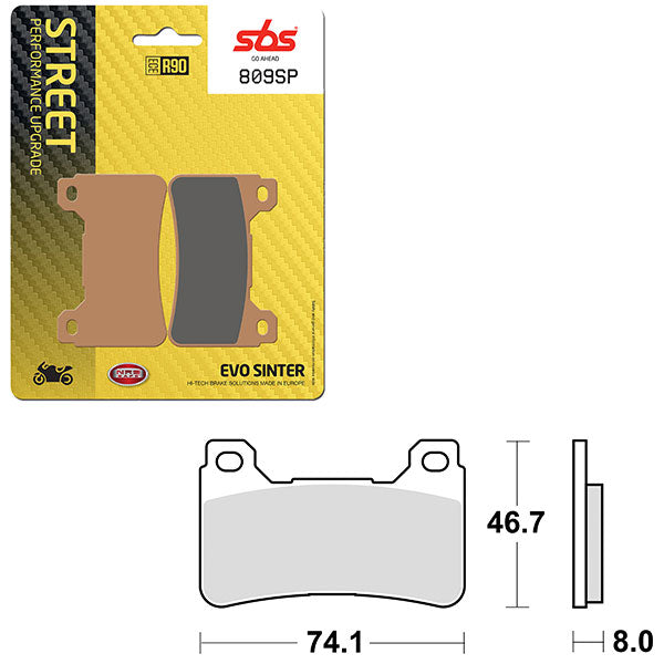 SBS SP EVO SINTER BRAKE PAD  6390809108