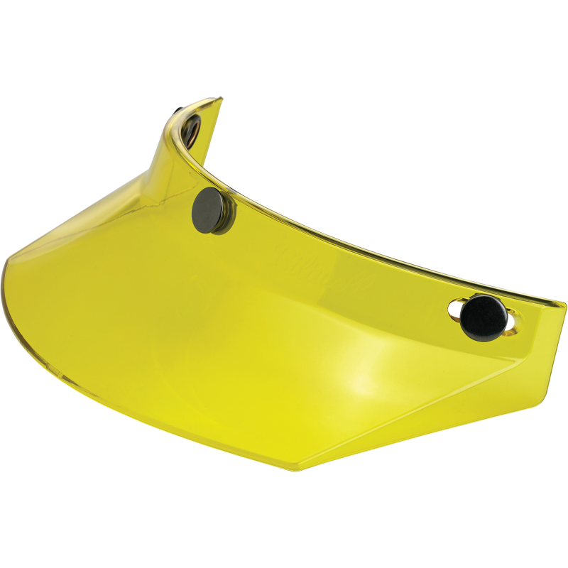 BILTWELL VISOR MOTO 3SNAP YLW 2002-103