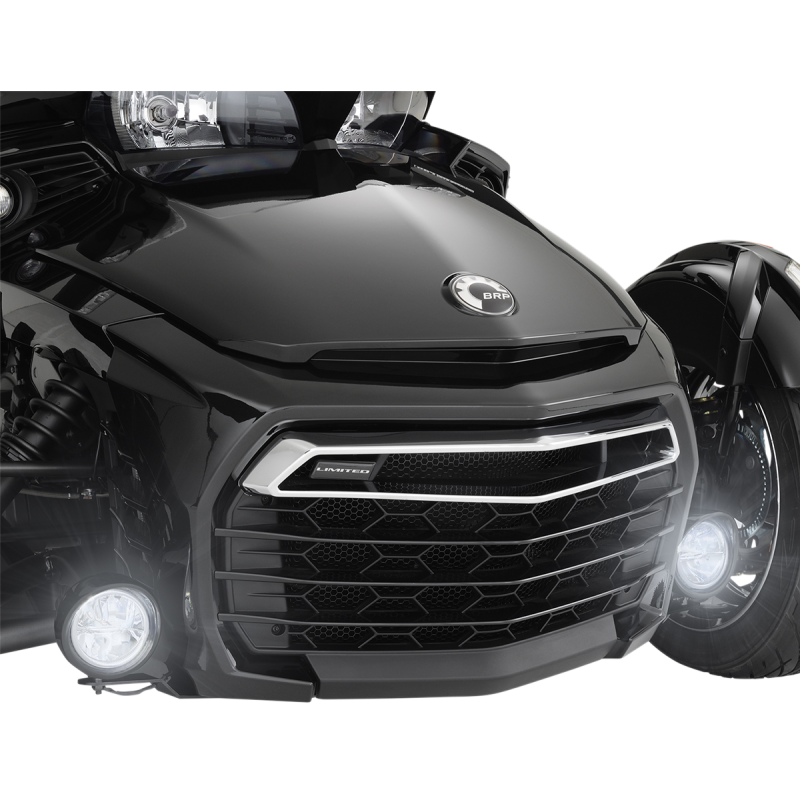 SHOW CHROME 3 1/2"FOCUS BLACK LED CANAM F3 KT 41-302LBK