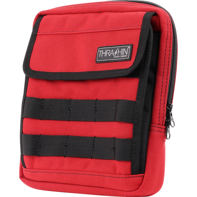 THRASHIN SUPPLY CO. BAG HANDLEBAR TSC SLIM RED THB-0034