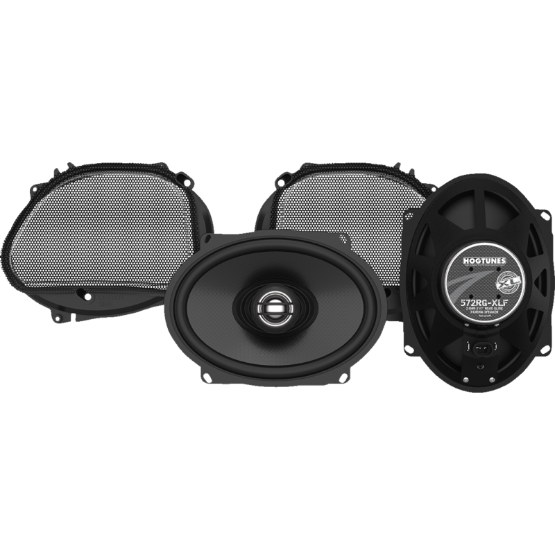HOGTUNES XL SERIES 2 OHM 5X7" FAIRING SPEAKERS WITH GRILLS 06-13 FLTR 572RG-XLF