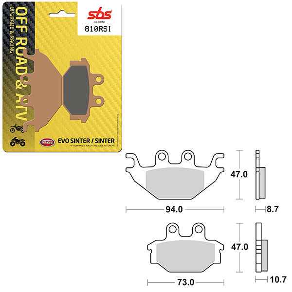 SBS EVO SINTER BRAKE PAD  6280810100
