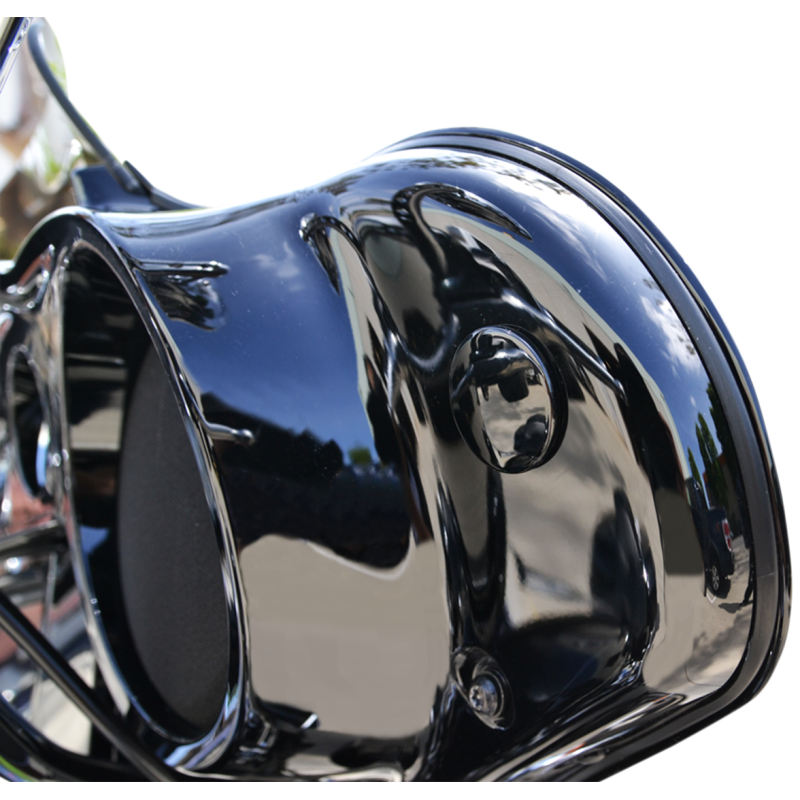 LA CHOPPERS COVERS MIRROR MT BK 96-19 (PR) LA-9001-00B