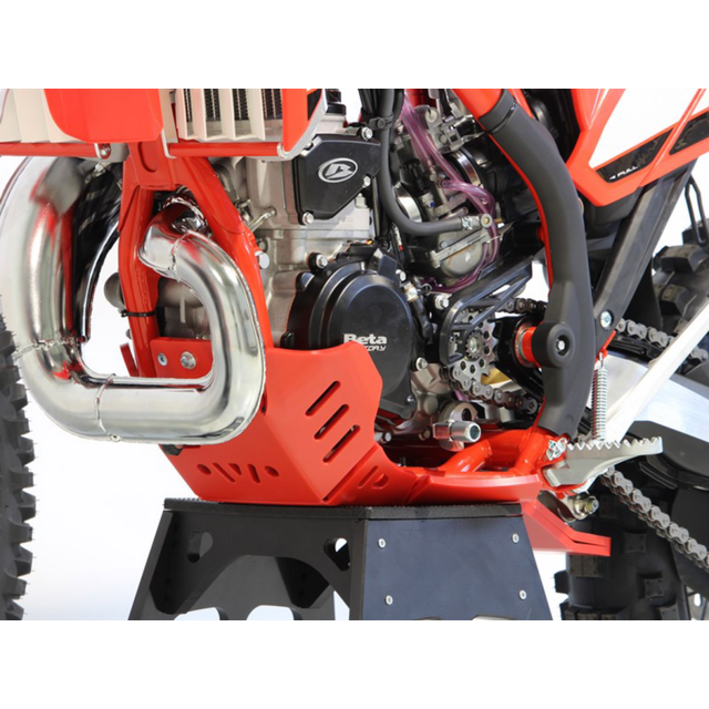 AXP RACING XTR SKIDPLATE 8MM BETA 250-300XTRAINER RED AX1682