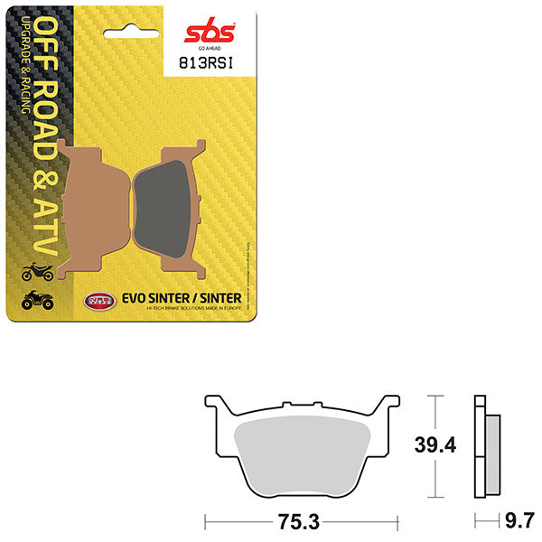 SBS EVO SINTER BRAKE PAD  6280813100