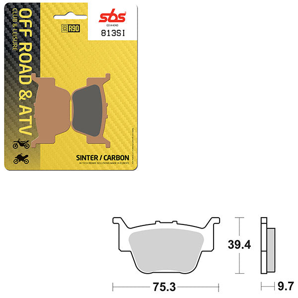 SBS ATV/UTV SINTER BRAKE PAD  6240813100