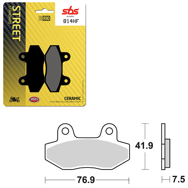 SBS ATV/UTV CERAMIC BRAKE PAD  6190814100