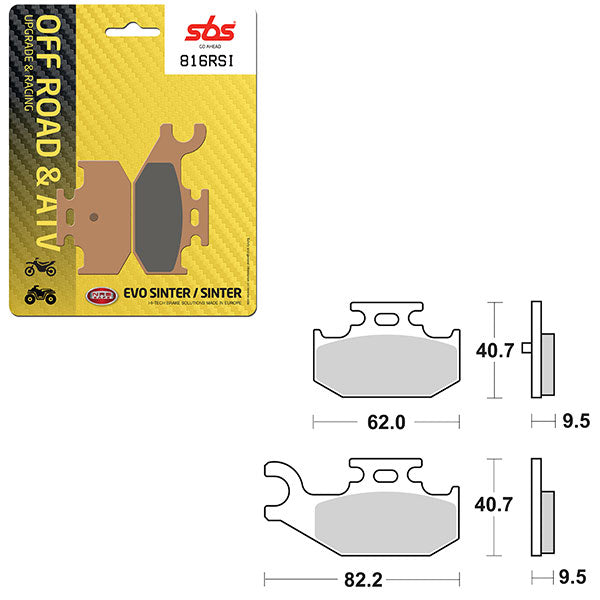 SBS EVO SINTER BRAKE PAD  6280816100