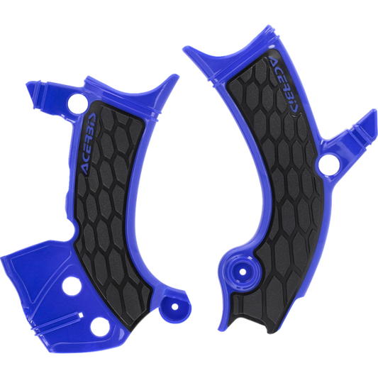 ACERBIS FRAME GUARDS- X-GRIP WR450F:24 BLUE/BLACK 2985901034