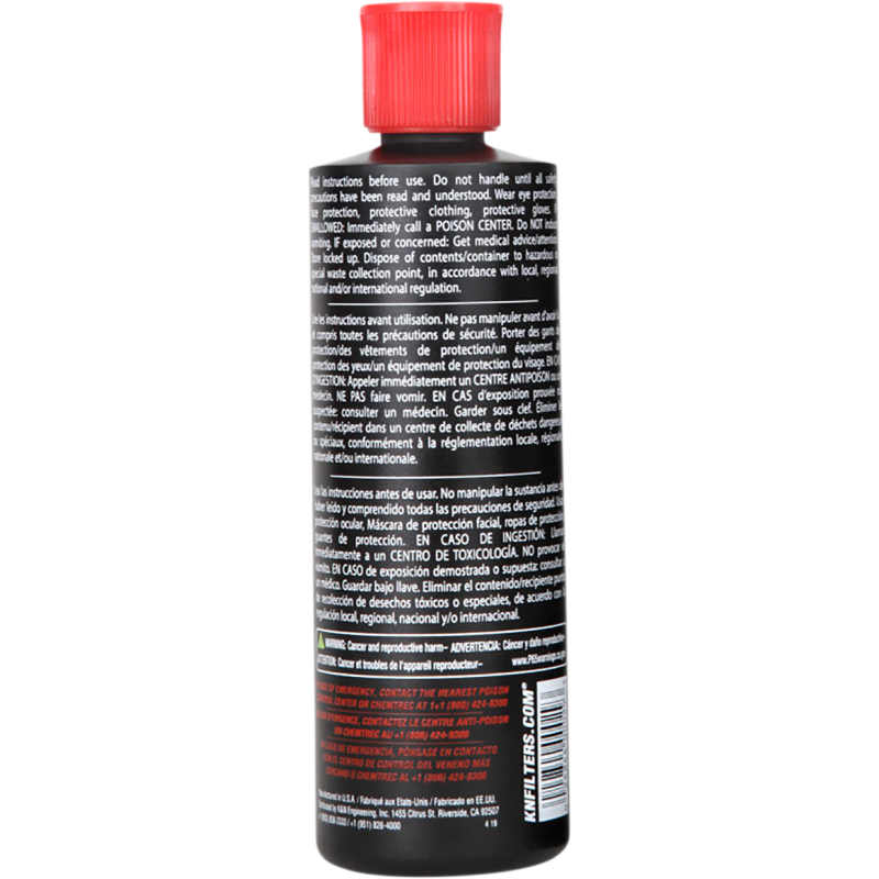 K & N 8 OZ SQUEEZE BOTTLE FILTERCHARGER OIL 99-0533