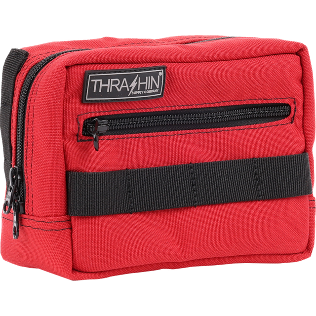 THRASHIN SUPPLY CO. BAG HANDLEBAR TSC RED THB-0015