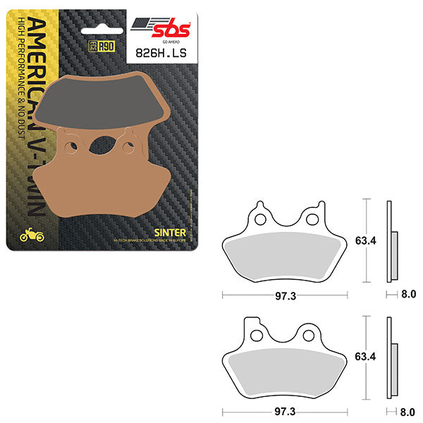 SBS HIGH PERFORMANCE & NO DUST SINTER BRAKE PAD  6560826100