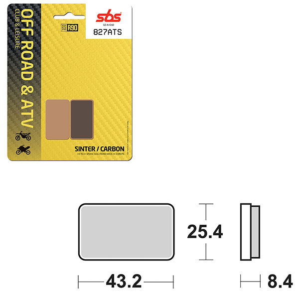 SBS SINTER BRAKE PAD  6460827100