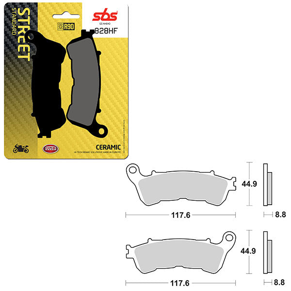 SBS ATV/UTV CERAMIC BRAKE PAD  6190828100