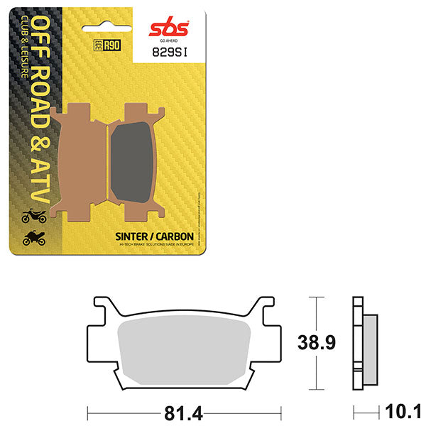 SBS ATV/UTV SINTER BRAKE PAD  6240829100