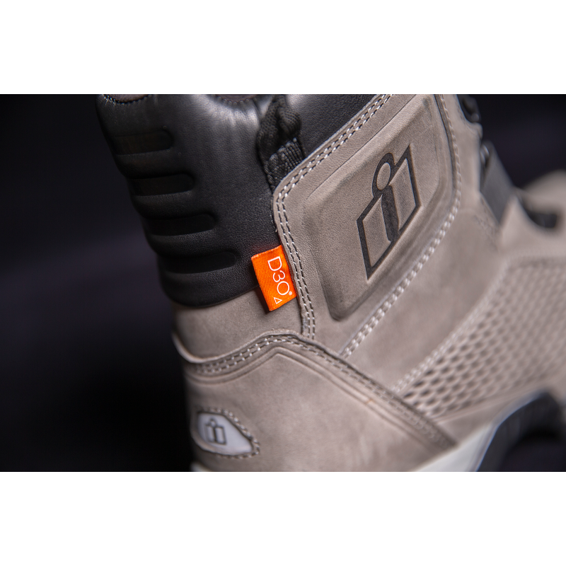 ICON STORMHAWK BOOT GRY 10.5 3403-1179