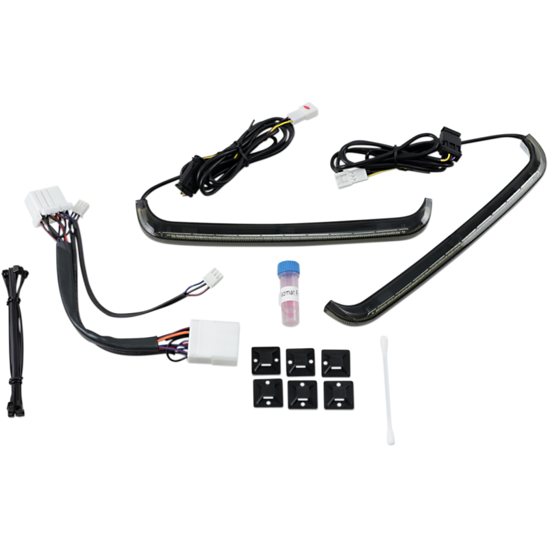 CUSTOM DYNAMICS LIGHT BAGZ 97-13 SMOKED CD-LP-HD-S
