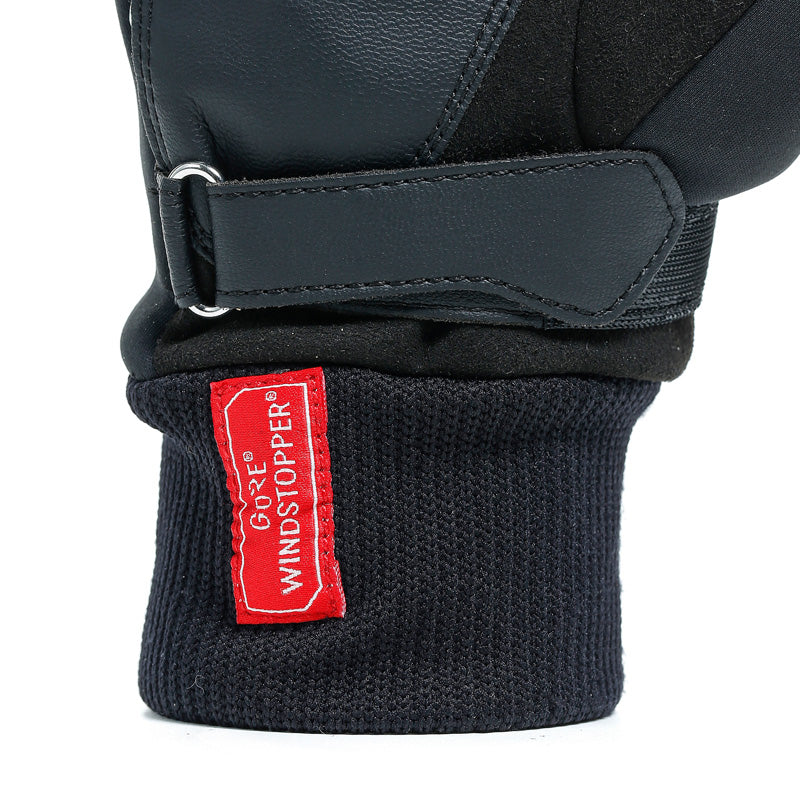 DAINESE COIMBRA UNISEX WINDSTOPPER GLOVES BLACK/BLACK 1815923-631-XS