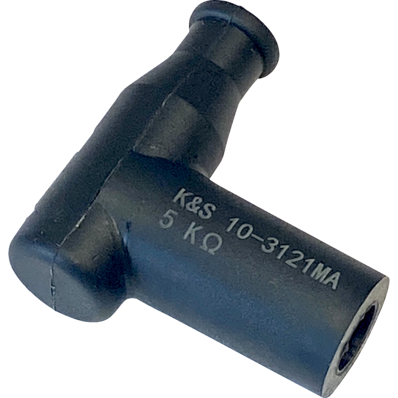 K&S TECHNOLOGIES CAP SPARK PLUG T TYPE BLK 14MM 10-3121MA
