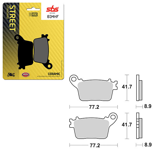 SBS ATV/UTV CERAMIC BRAKE PAD  6190834100