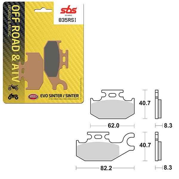 SBS EVO SINTER BRAKE PAD  6280835100