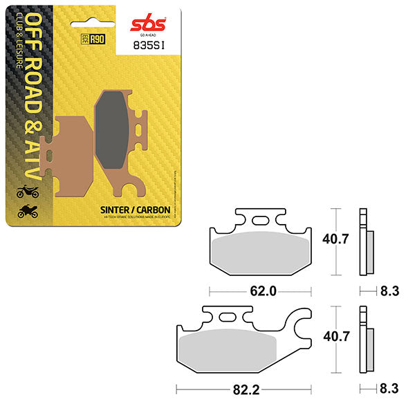 SBS ATV/UTV SINTER BRAKE PAD  6240835100