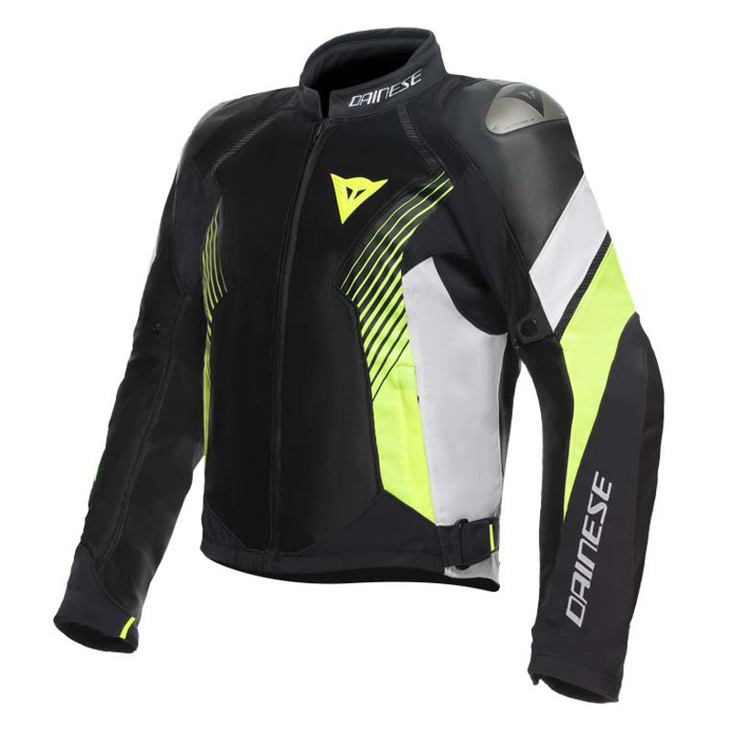 DAINESE SUPER RIDER 2 ABSOLUTSHELL JKT BLK/WHT/FLUO YEL 5 1654630-Q90-58