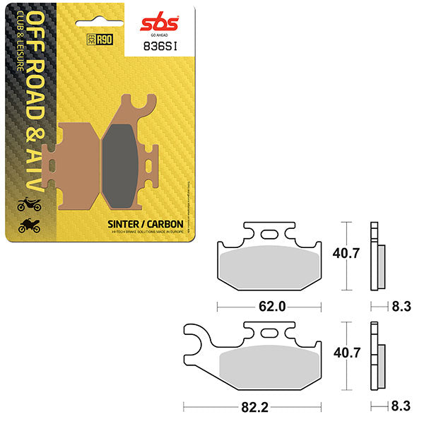 SBS ATV/UTV SINTER BRAKE PAD  6240836100