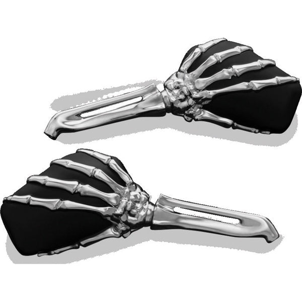 KURYAKYN HAND MIRROR SKELETON CH/BK KURYAKYN 1759