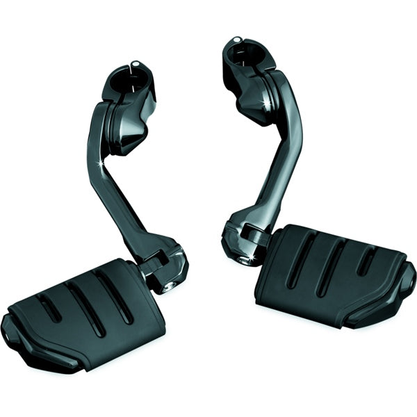 KURYAKYN FOOTPEG 6" TOURTECH W/CLAMP 1-1/4" BK 7584