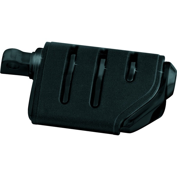 KURYAKYN FOOTPEG W/MALE ADAPTER GLOSS BK 7562