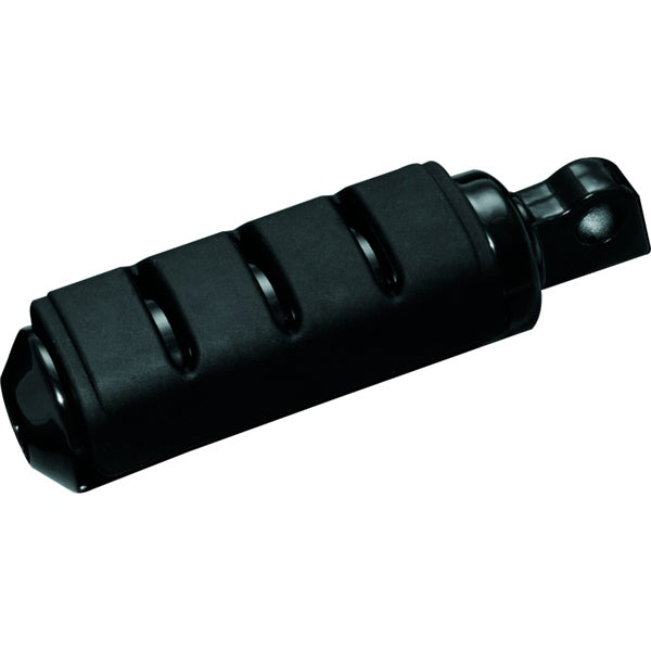KURYAKYN FOOTPEG W/MALE ADAPTER S GLOSS BK 7560