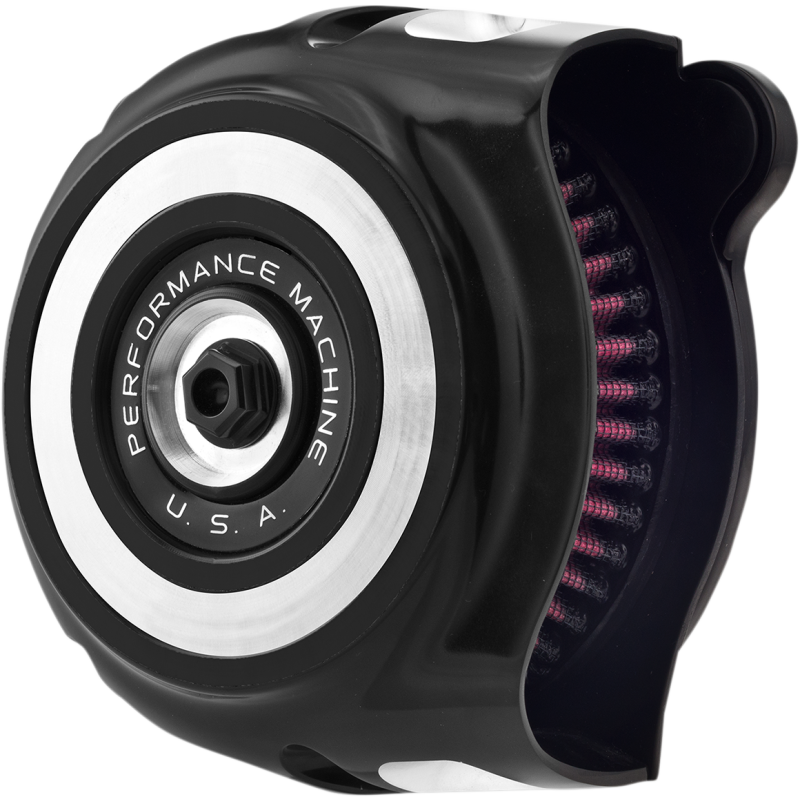 PERFORMANCE MACHINE AIRCLEANER VINT M8 CC 0206-2142-BM