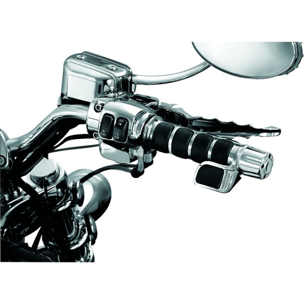 KURYAKYN GRIPS W/THROTTLE PREMIUM ISO CH 6343